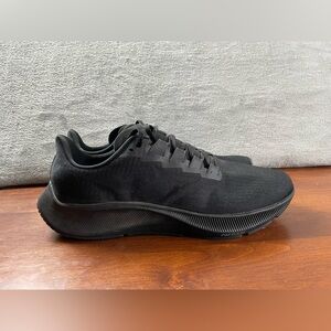 Nike Air Zoom Pegasus 37 Black Dark Mens 14 Running Shoes BQ9646-005 •INSOLES•